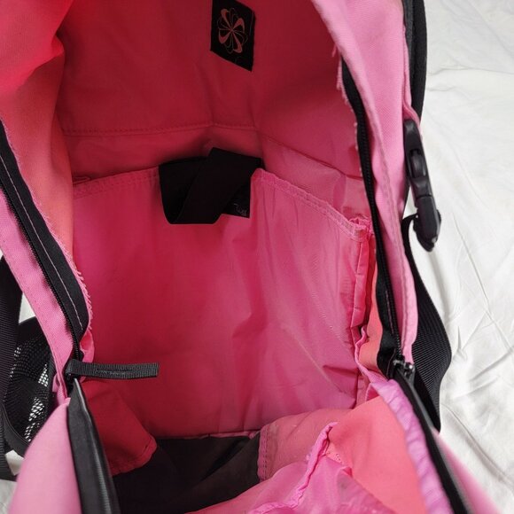 Nike Pink Black Backpack School College Camping Hiking Travel Storage main image 4